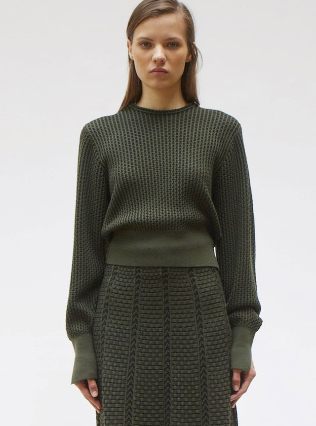top fin maille mini-cannage - Image principale