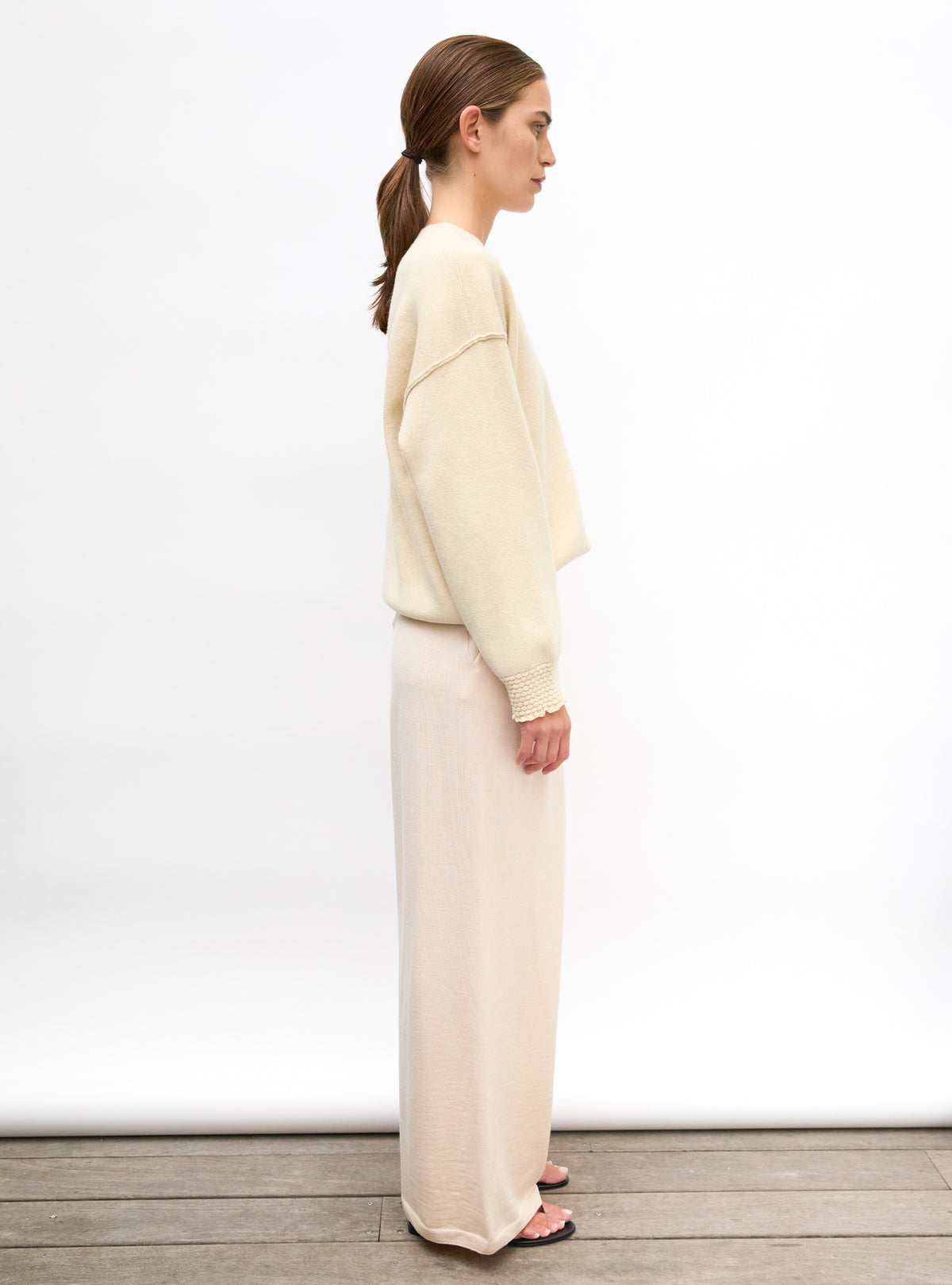 Sweat loose finitions  dune - Sweat de luxe