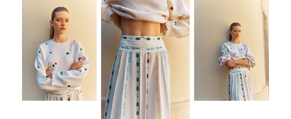 Ensemble en maille légère Molli pour le printemps