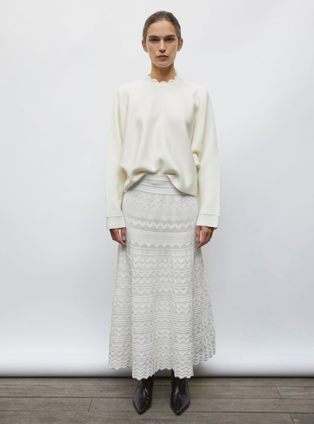 Jupe longue maille croquet - Image principale