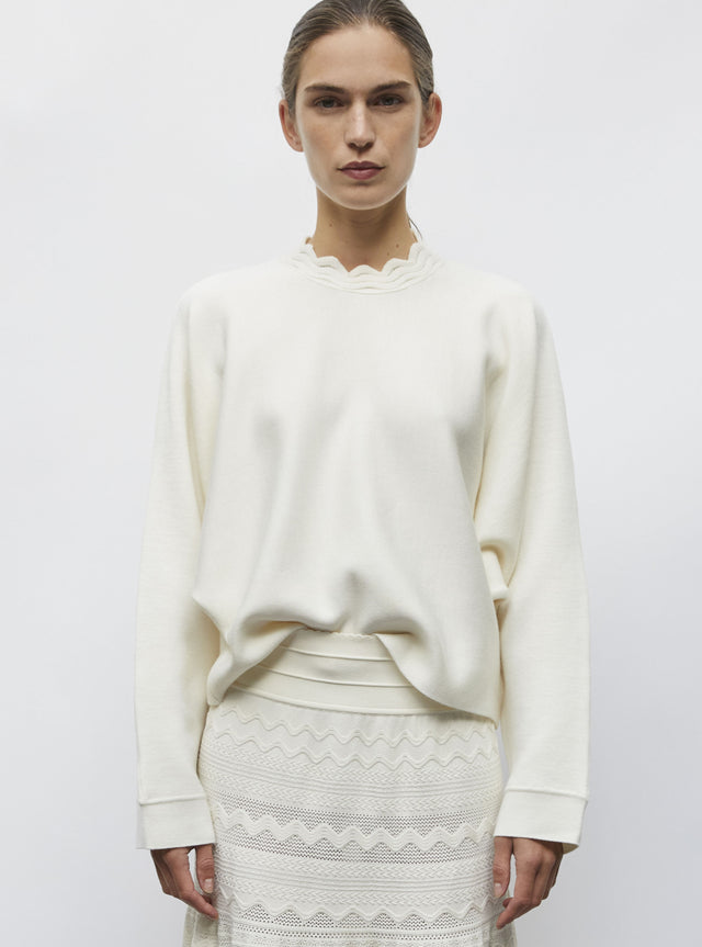 couture top with rick-rack edged collar - Image principale