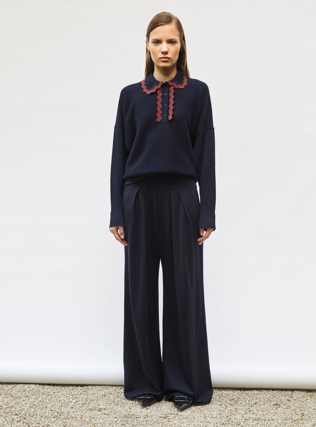 fluid knit pants - Image principale