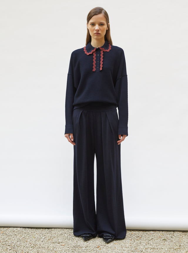 fluid knit pants - Image principale