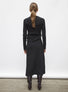 Top décolleté maille pointelle noir profond - Molli