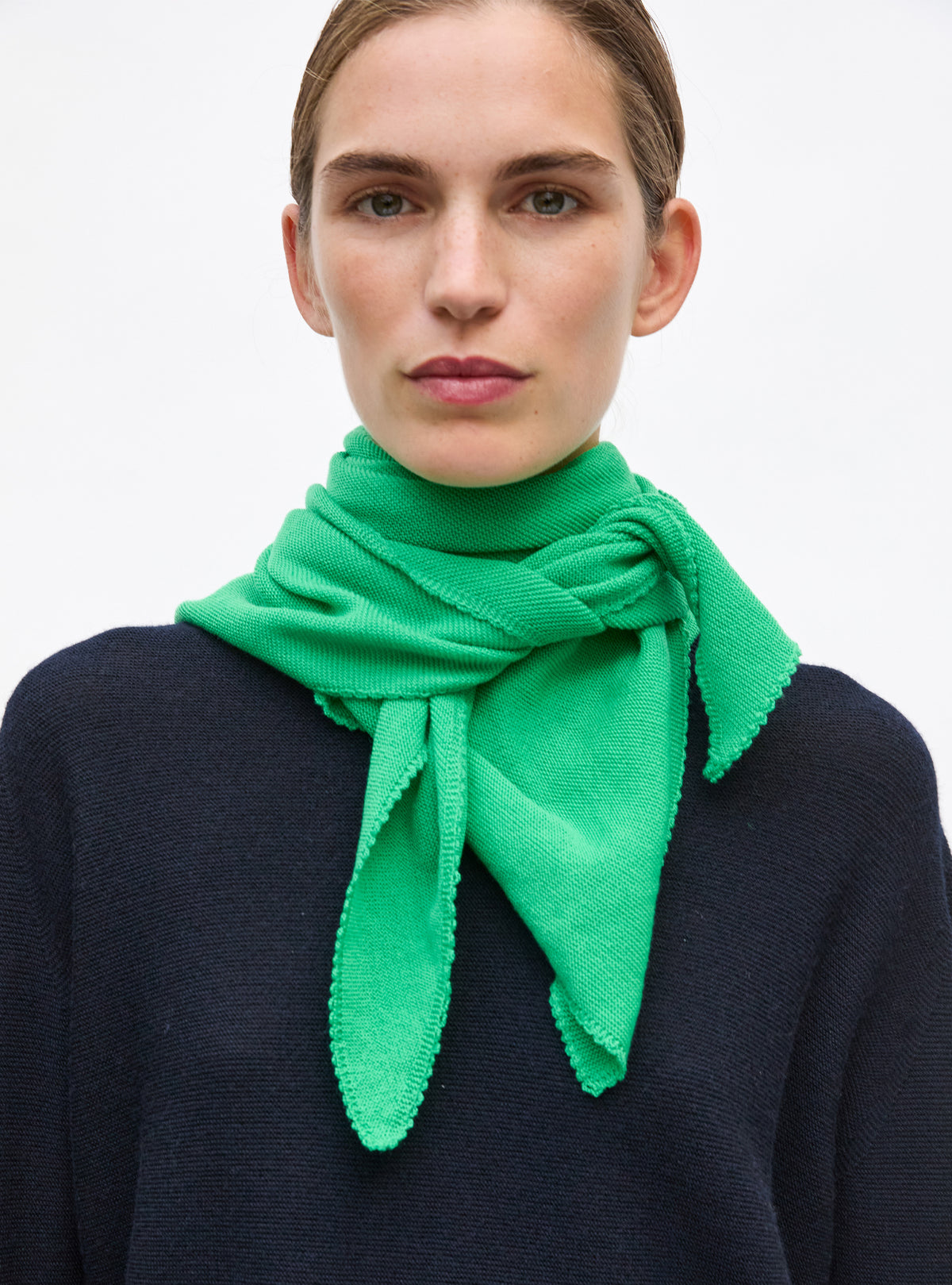 Foulard en maille golf - Accessoires de luxe femme