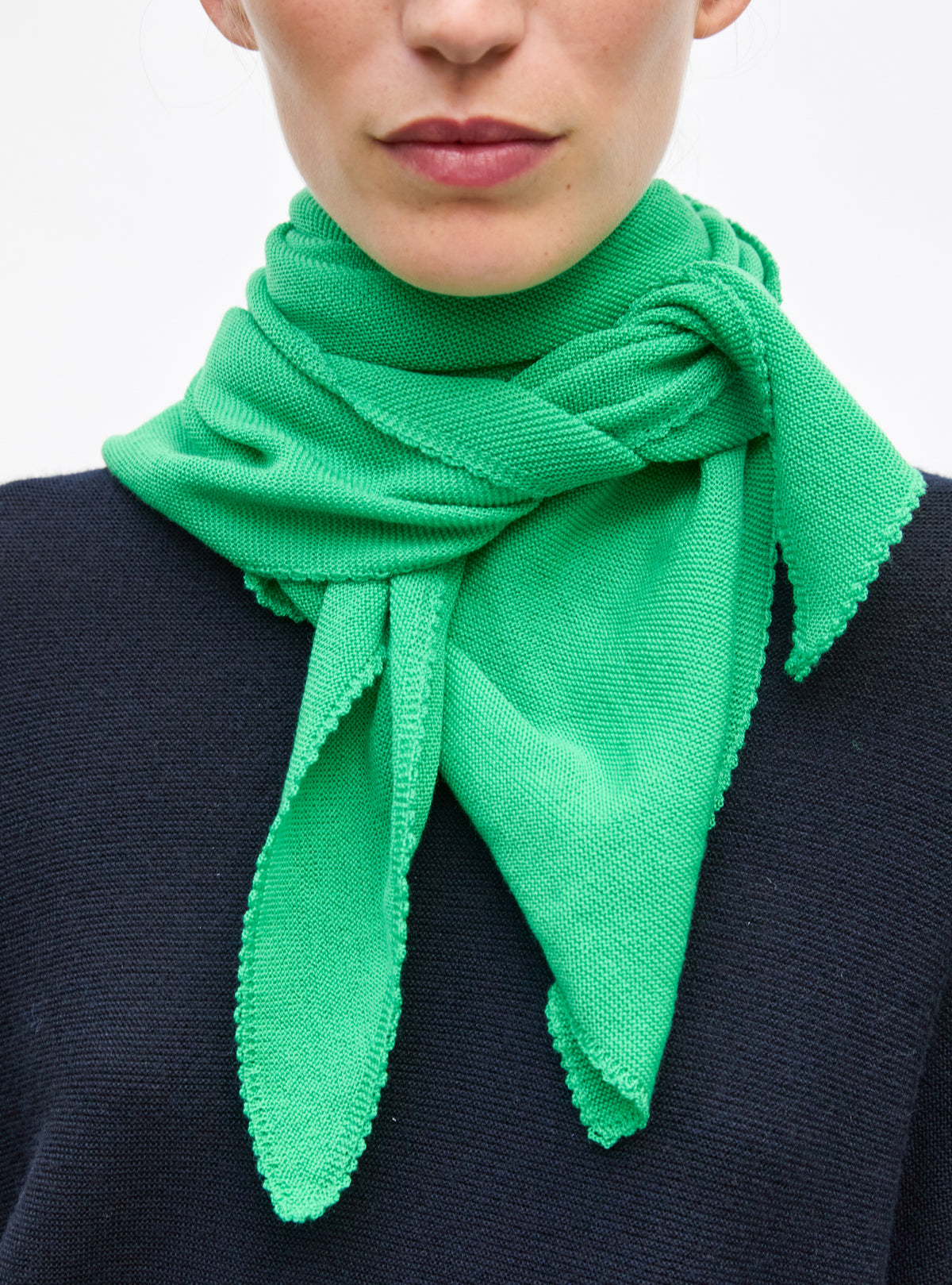 Accessoires en maille de luxe Molli - Foulard en maille golf