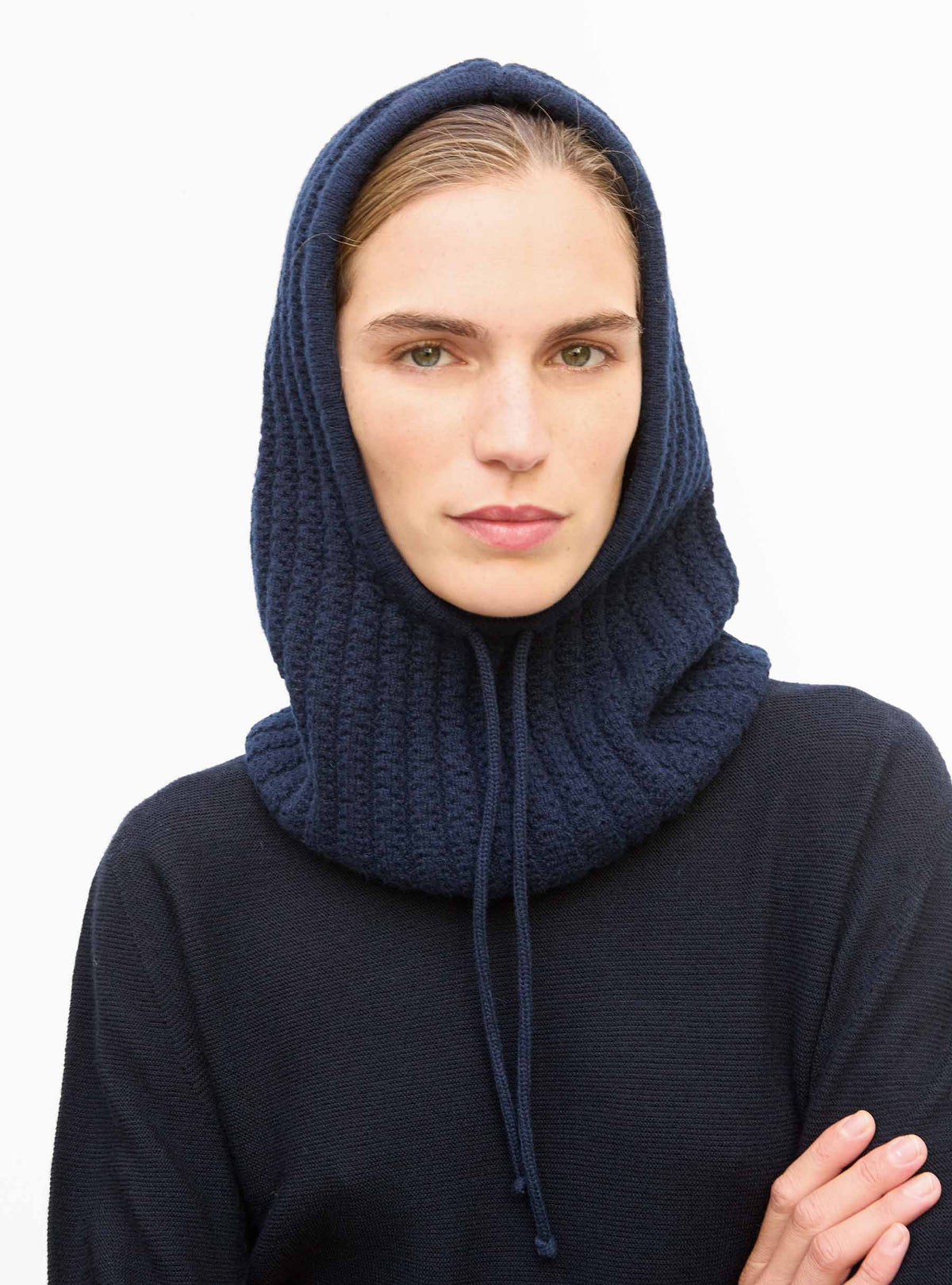 Cagoule en maille - accessoires de uxe