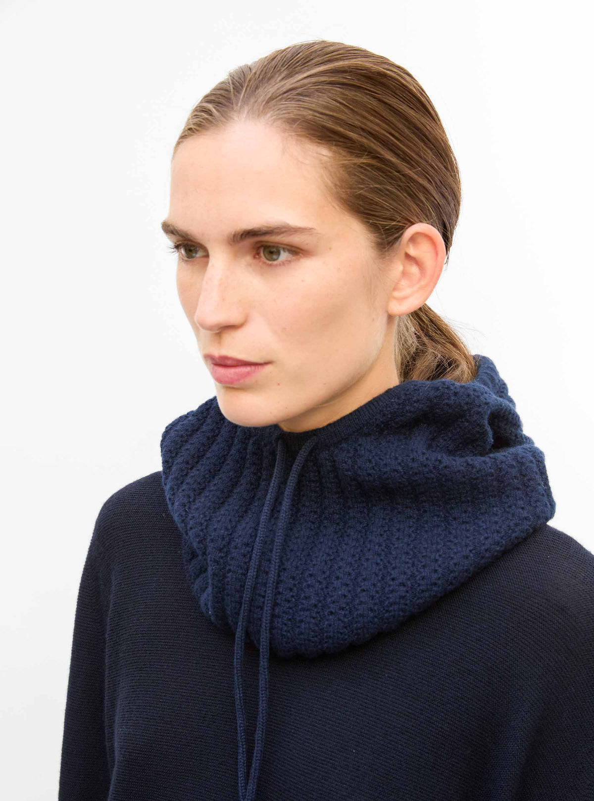 Cagoule en maille - accessoires de luxe