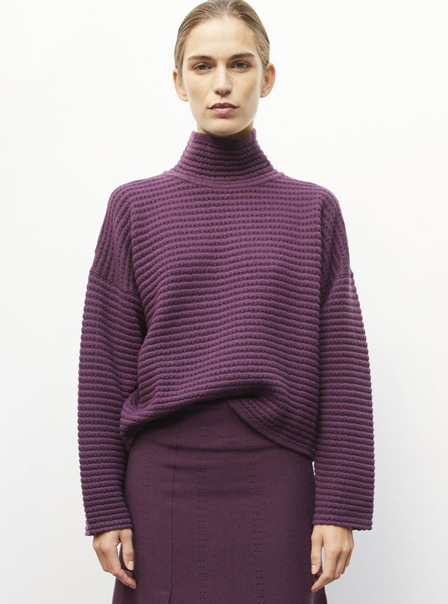 pull maille résille de laine - Image principale