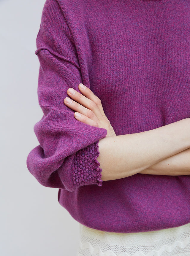 smocked edgings sweatshirt - Image principale