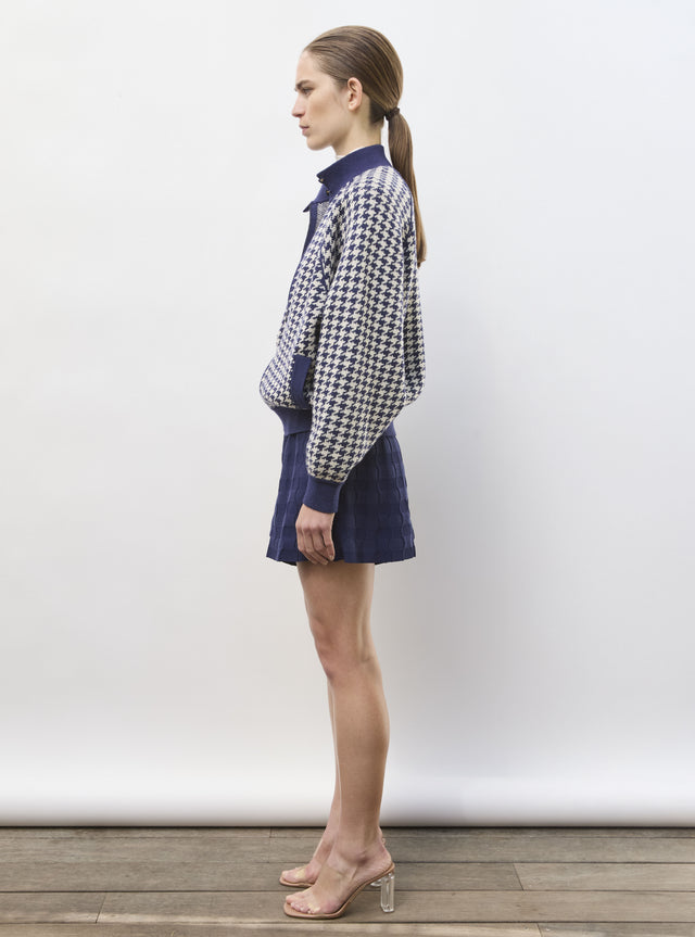 Veste ample zippée col montant - Image principale