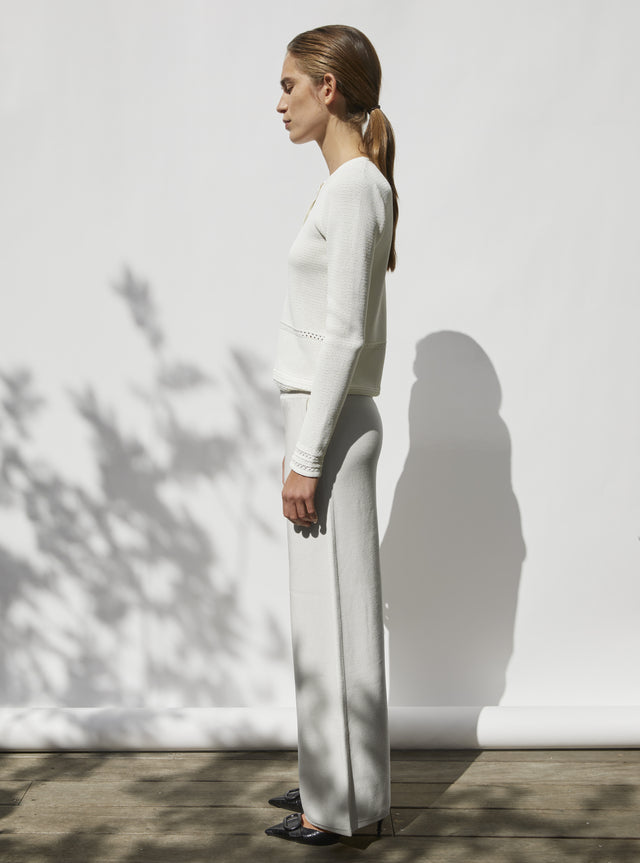 pants in silky knit - Image principale