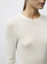 Top fin maille pointelle naturel - Molli