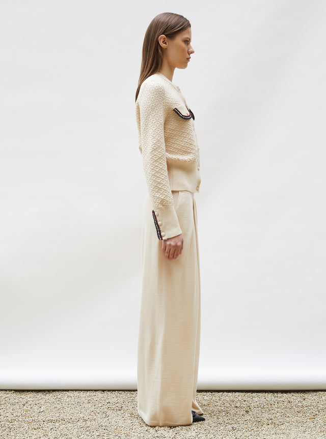 pantalon fluide maille fine jersey - Image principale
