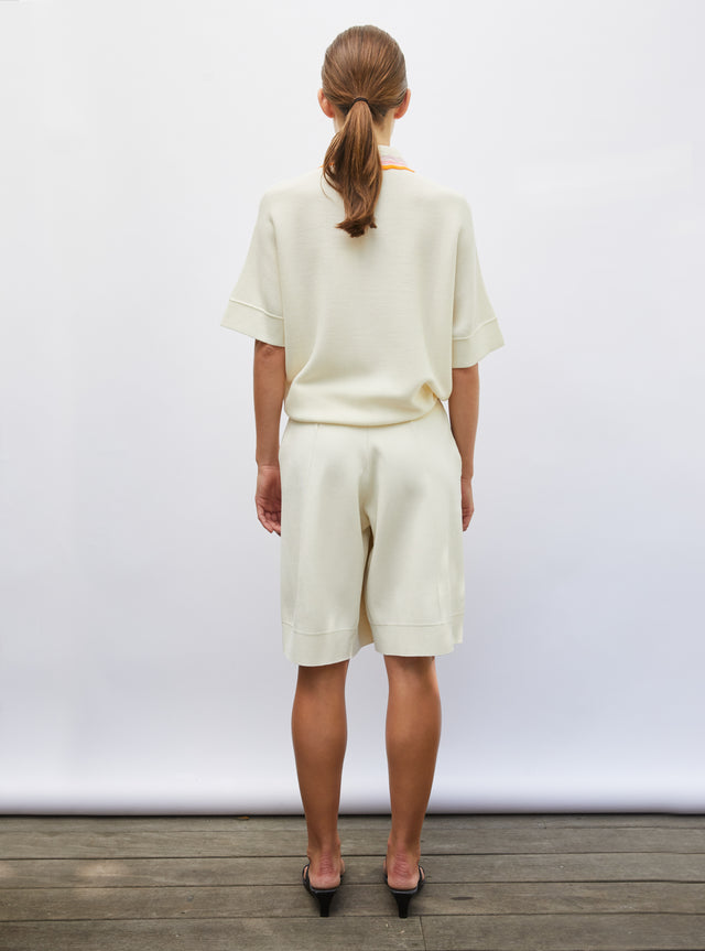 couture knit bermudas - Image principale