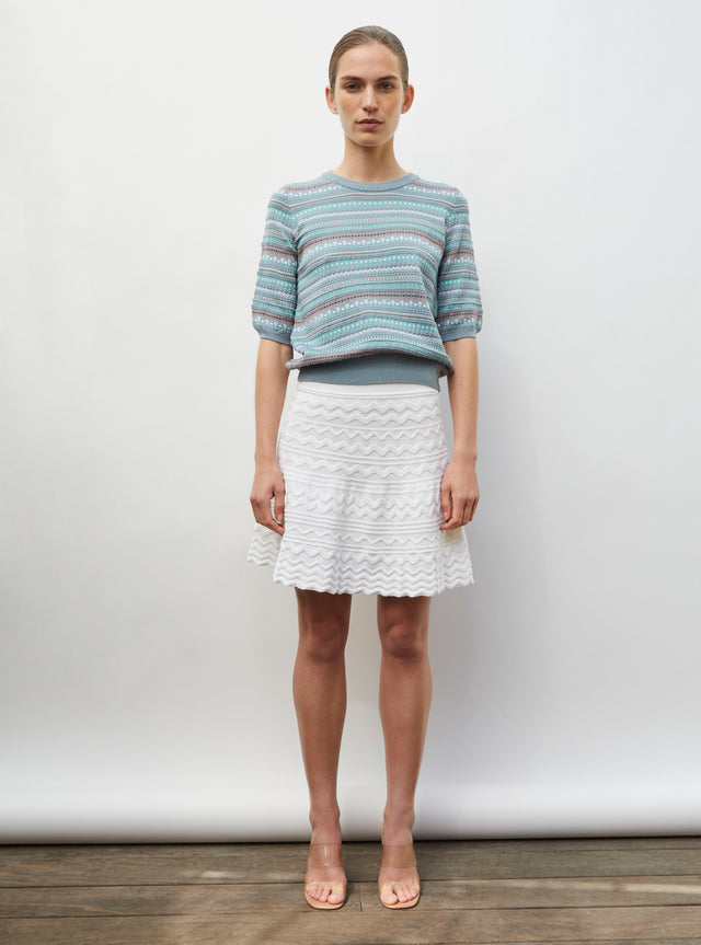 Top maille jacquard fair isle - Image principale