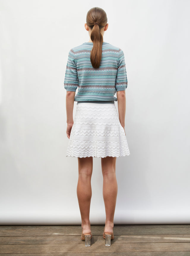 Top with mini fair-isle motifs - Image principale