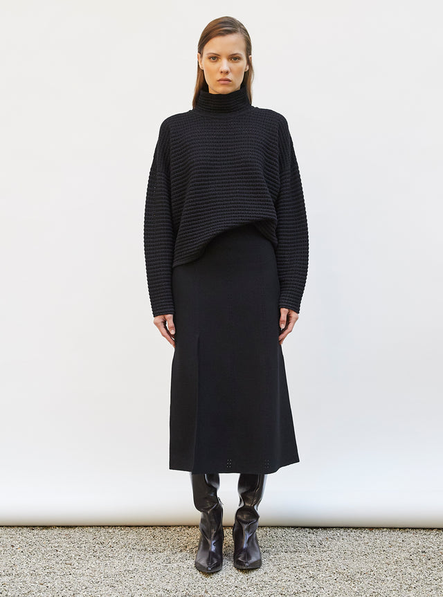 pull maille résille de laine - Image principale