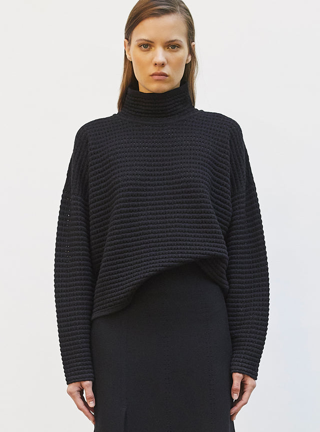 pull maille résille de laine - Image principale