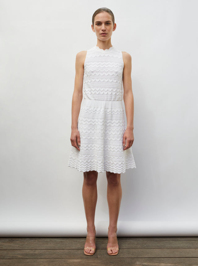 Robe courte maille croquet - Image principale