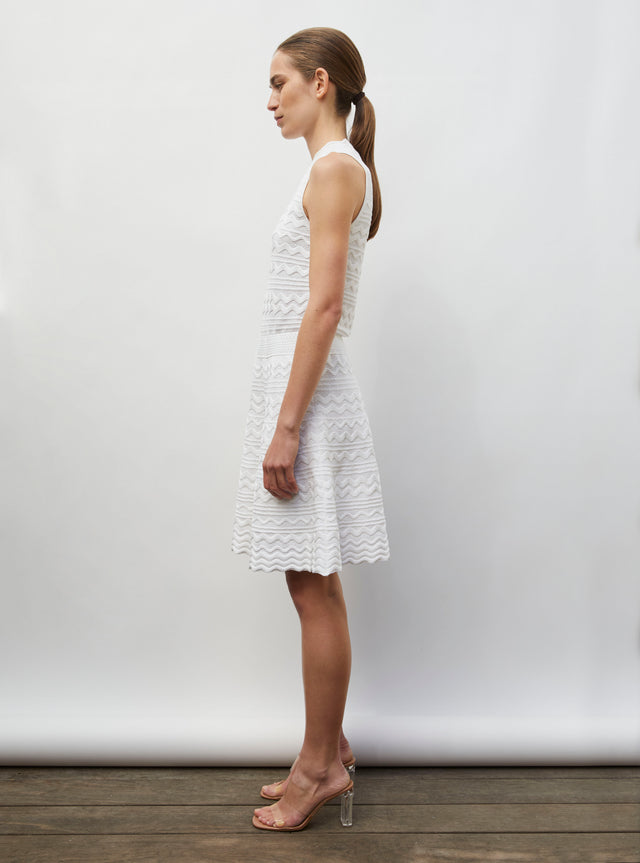 Robe courte maille croquet - Image principale
