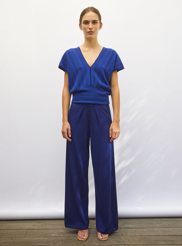 lightweight fluid knit pants - Image principale