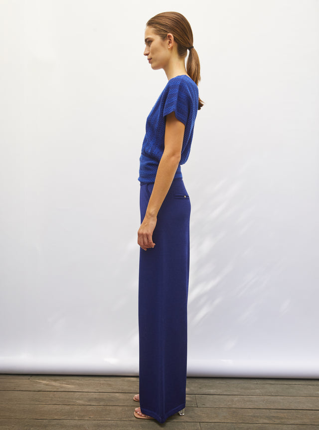 lightweight fluid knit pants - Image principale