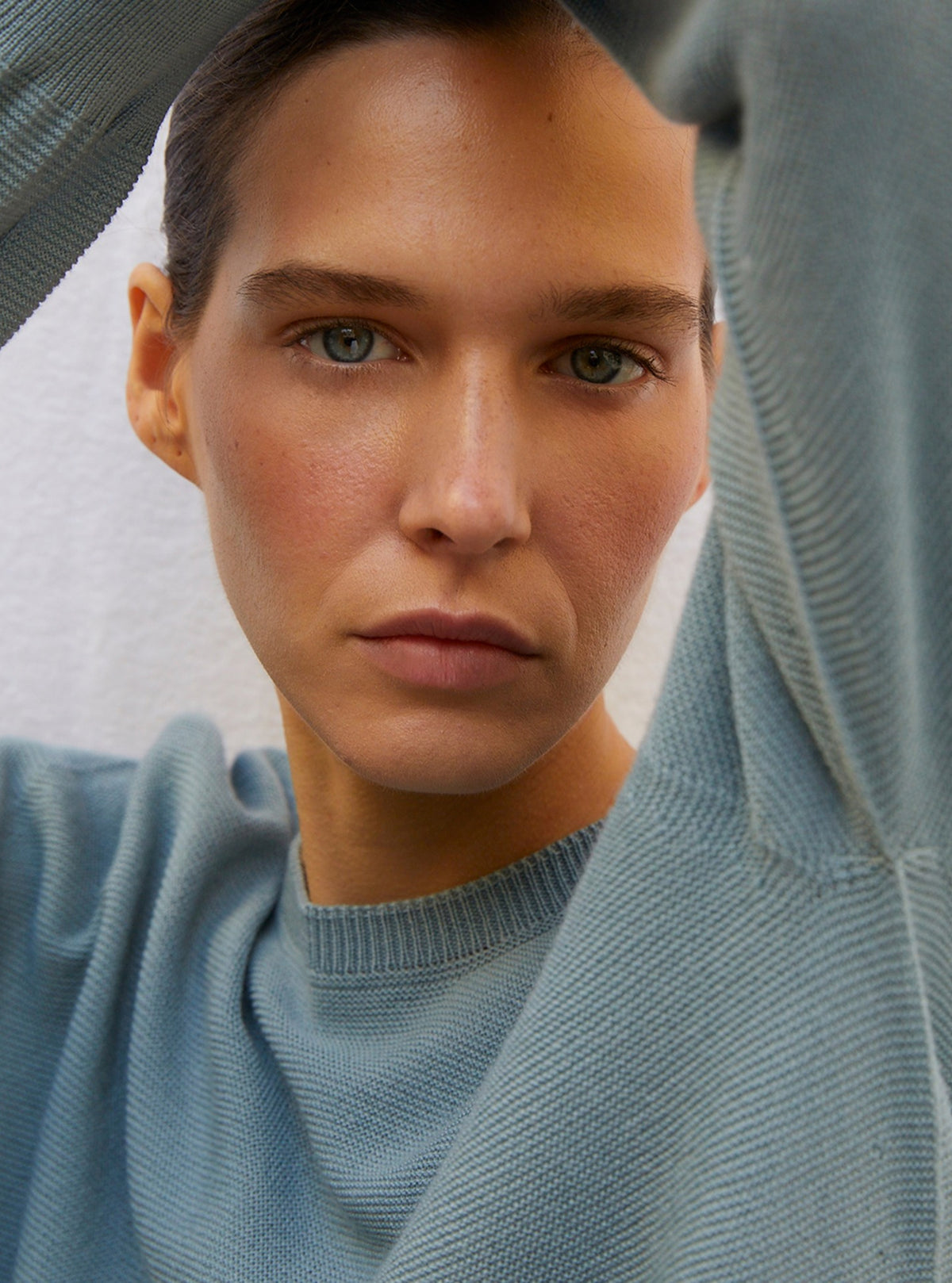 Pull fin col rond horizon - Vêtement de luxe femme
