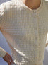 Cardigan maille cannage dune - Molli