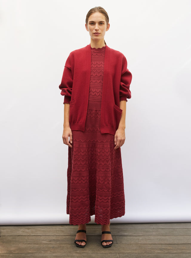 cardigan finitions smockées - Image principale