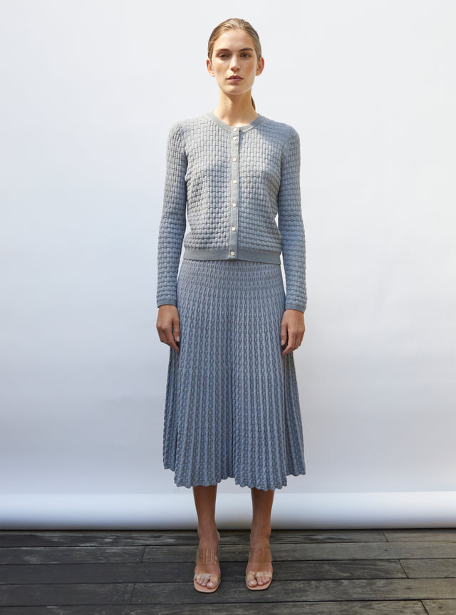 wicker knit cardigan - Image principale