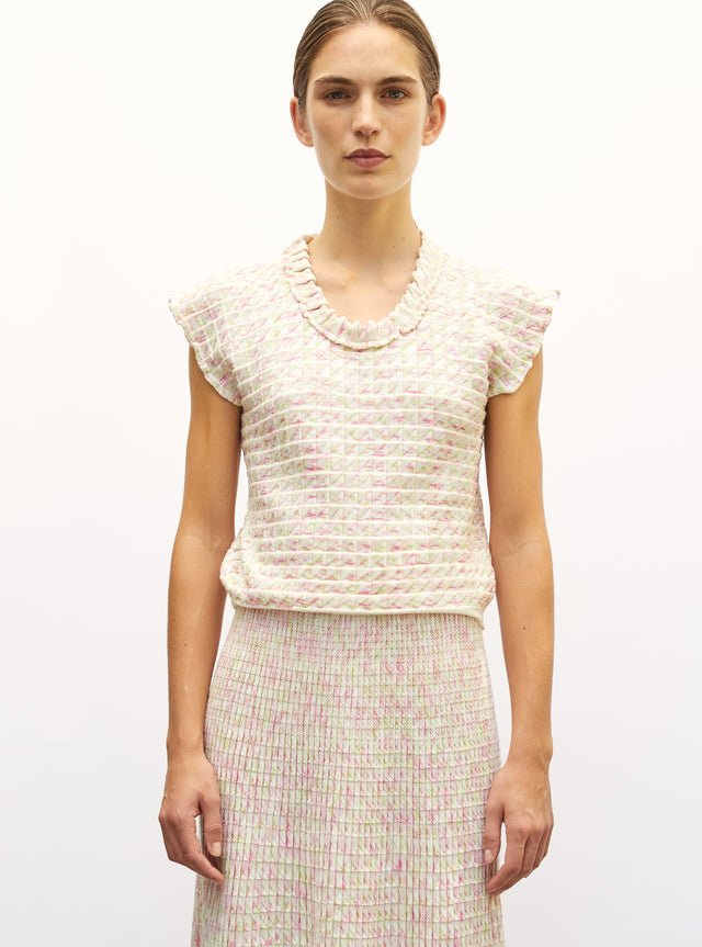 top maille origami - Image principale