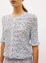 Cardigan maille origami milk-multi-gris - Vêtement de luxe femme