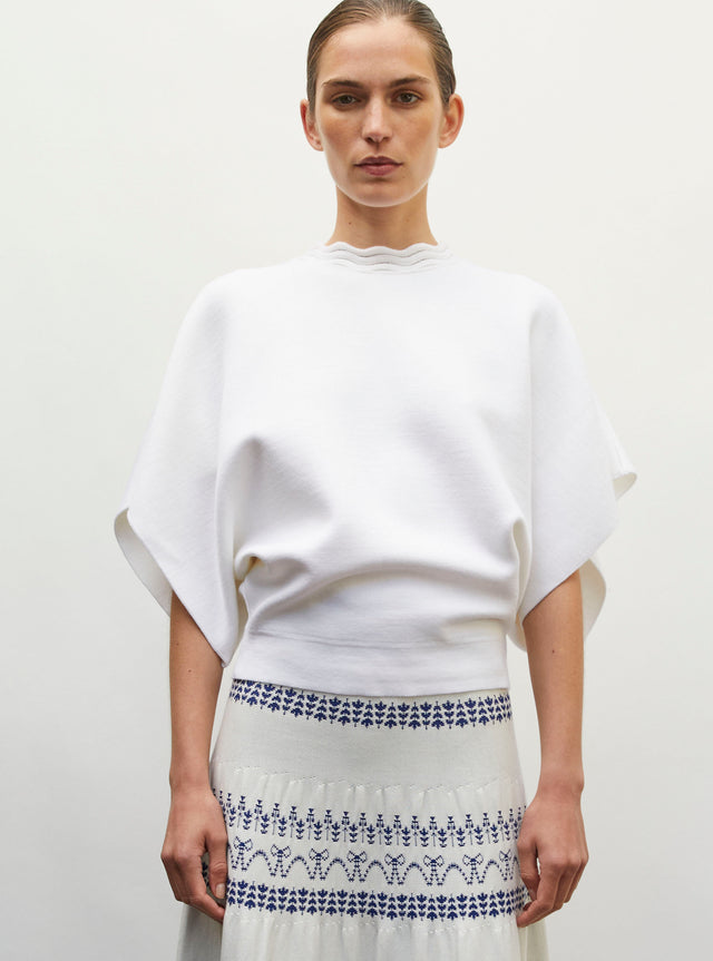 Top sans manches col croquet - Image principale