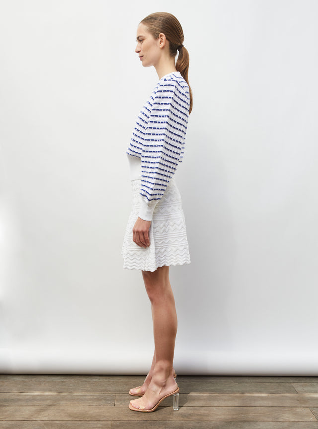 Jupe courte maille croquet - Image principale
