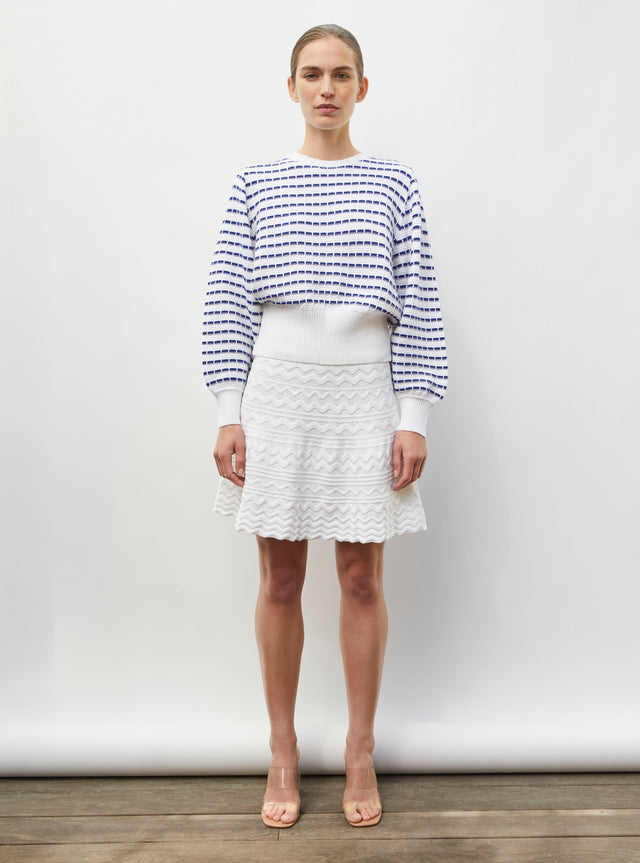 Jupe courte maille croquet - Image principale