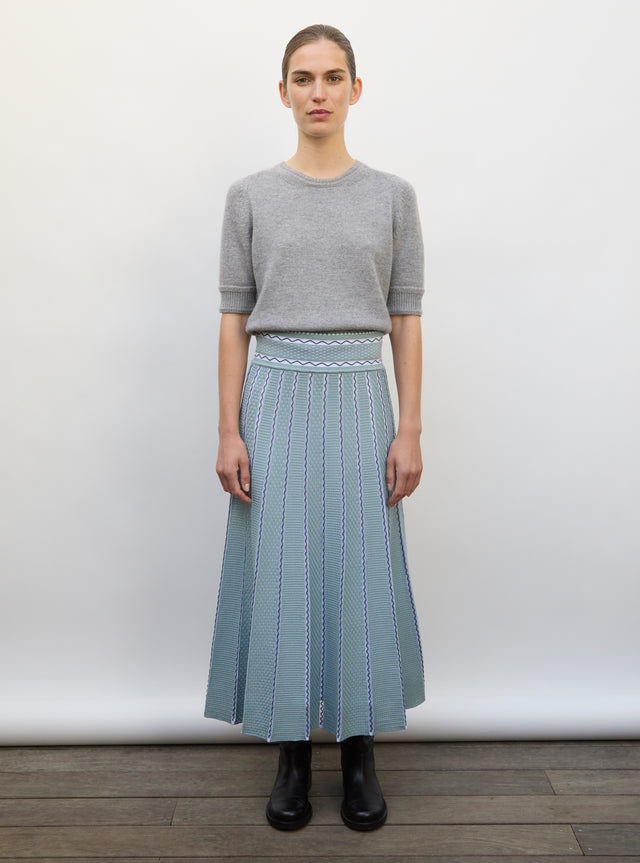 Top maille manches coudes - Image principale