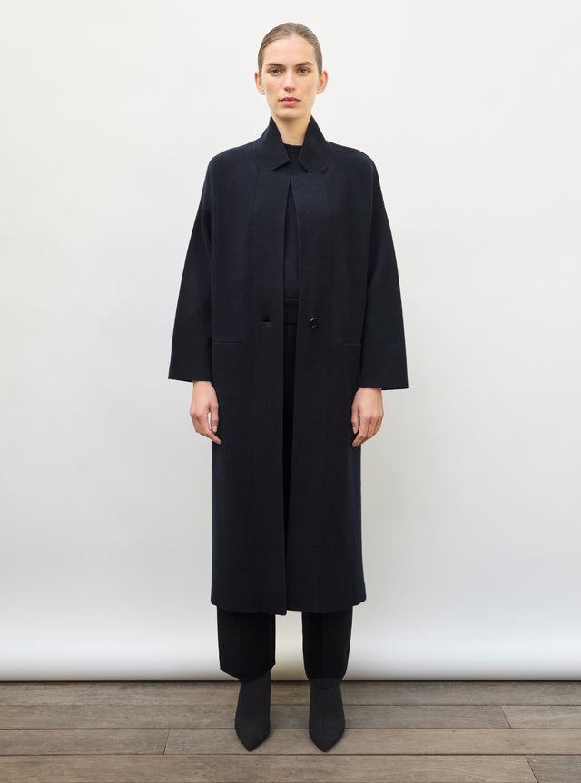 Manteau long en maille - Image principale