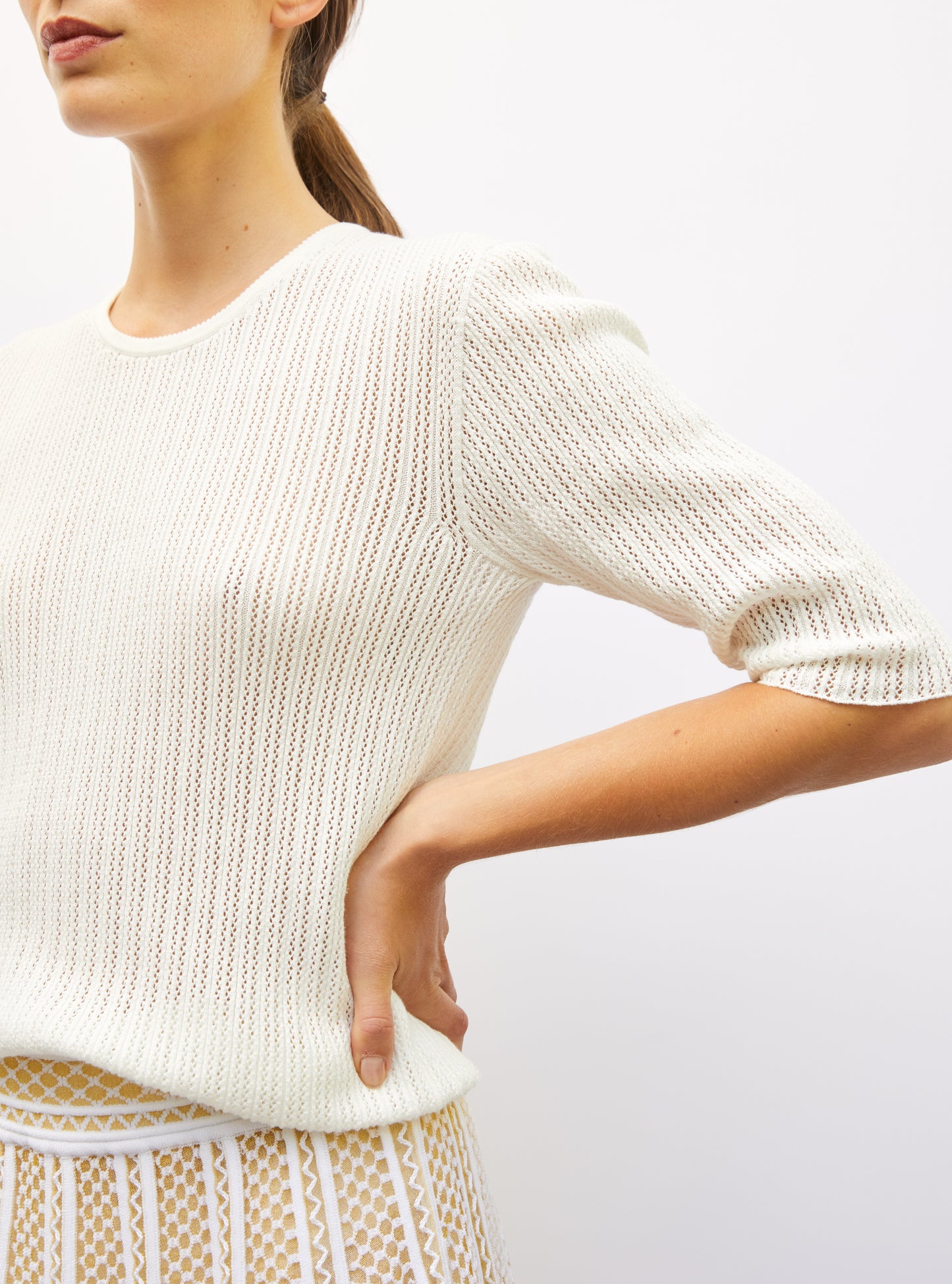 top fin maille pointelle - Molli