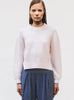 Pull court maille damier Pétale - Vêtement en maille de luxe Molli
