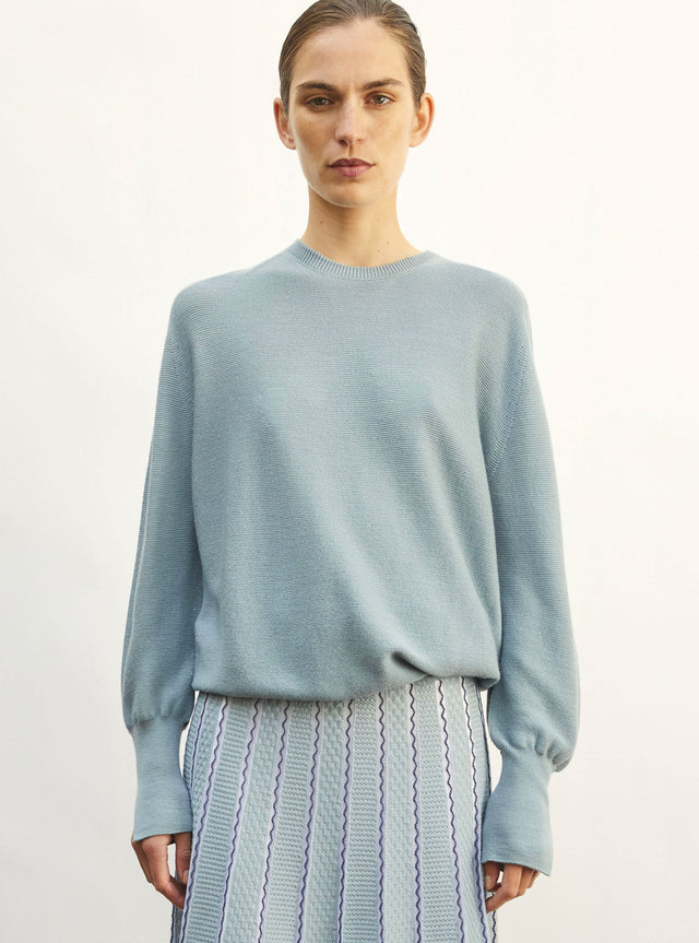 Fine round-neck sweater - Image principale