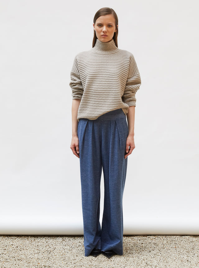 pull maille résille de laine - Image principale