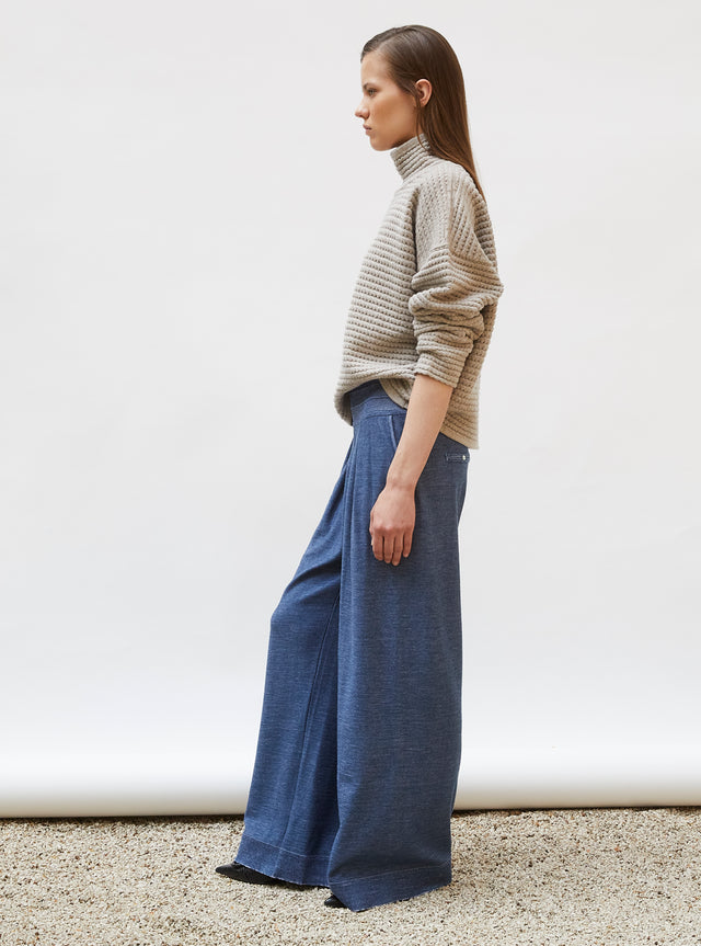 pull maille résille de laine - Image principale