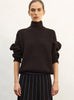 Pull montant détails smockés horizon-multi - Vêtement de luxe femme