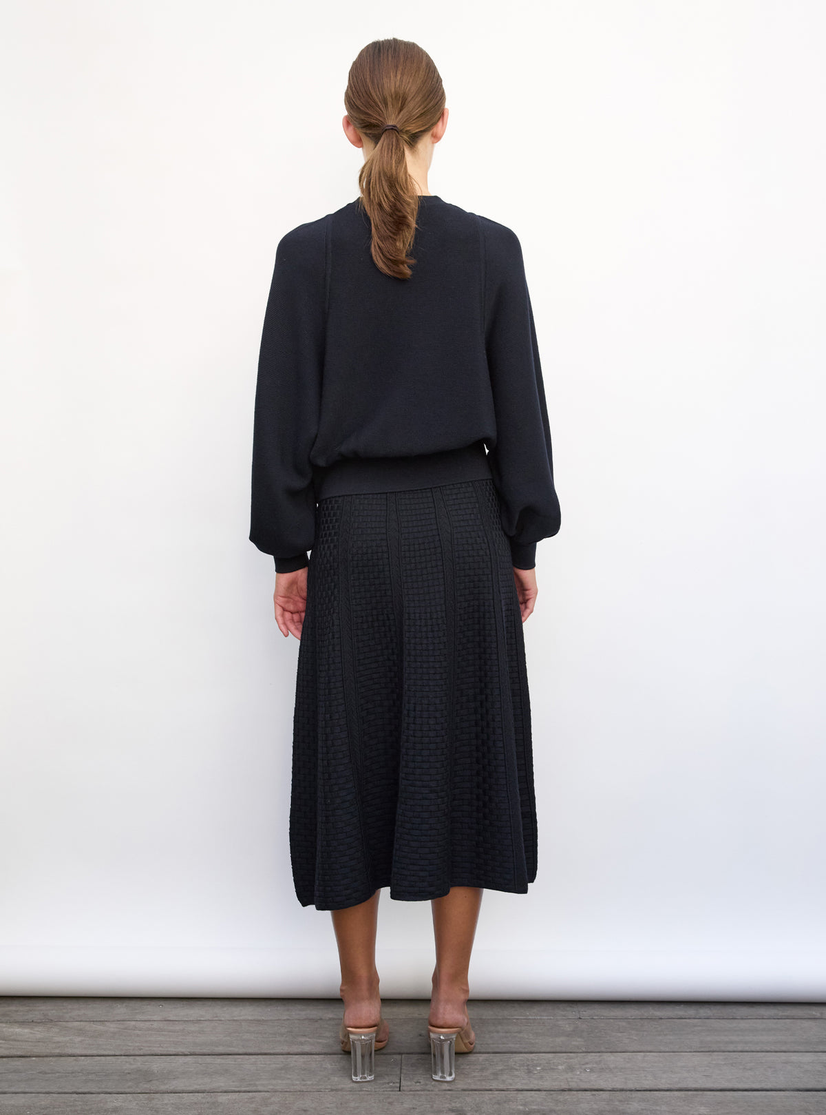 Pull fin larges emmanchures Nuit - Molli