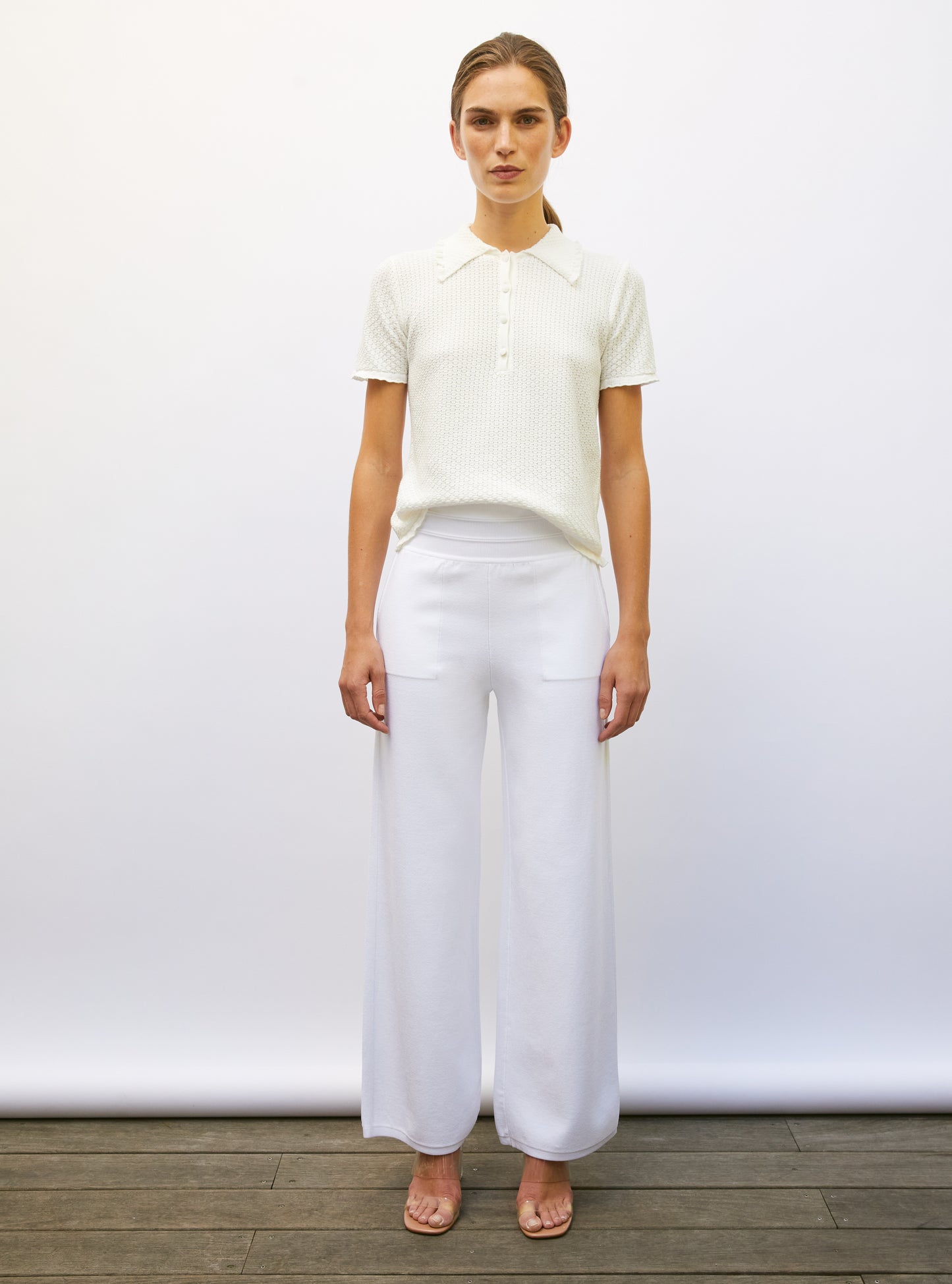 Polo fin col volanté milk - Polo de luxe