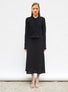 Cardigan maille point mousse Noir profond - Molli
