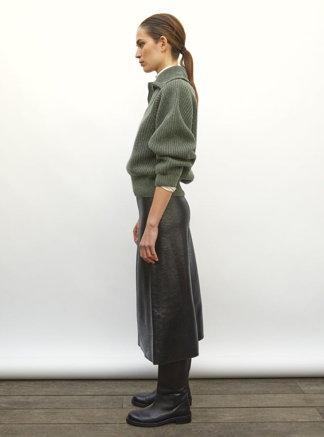 Comfy zip-necked sweater - Image principale