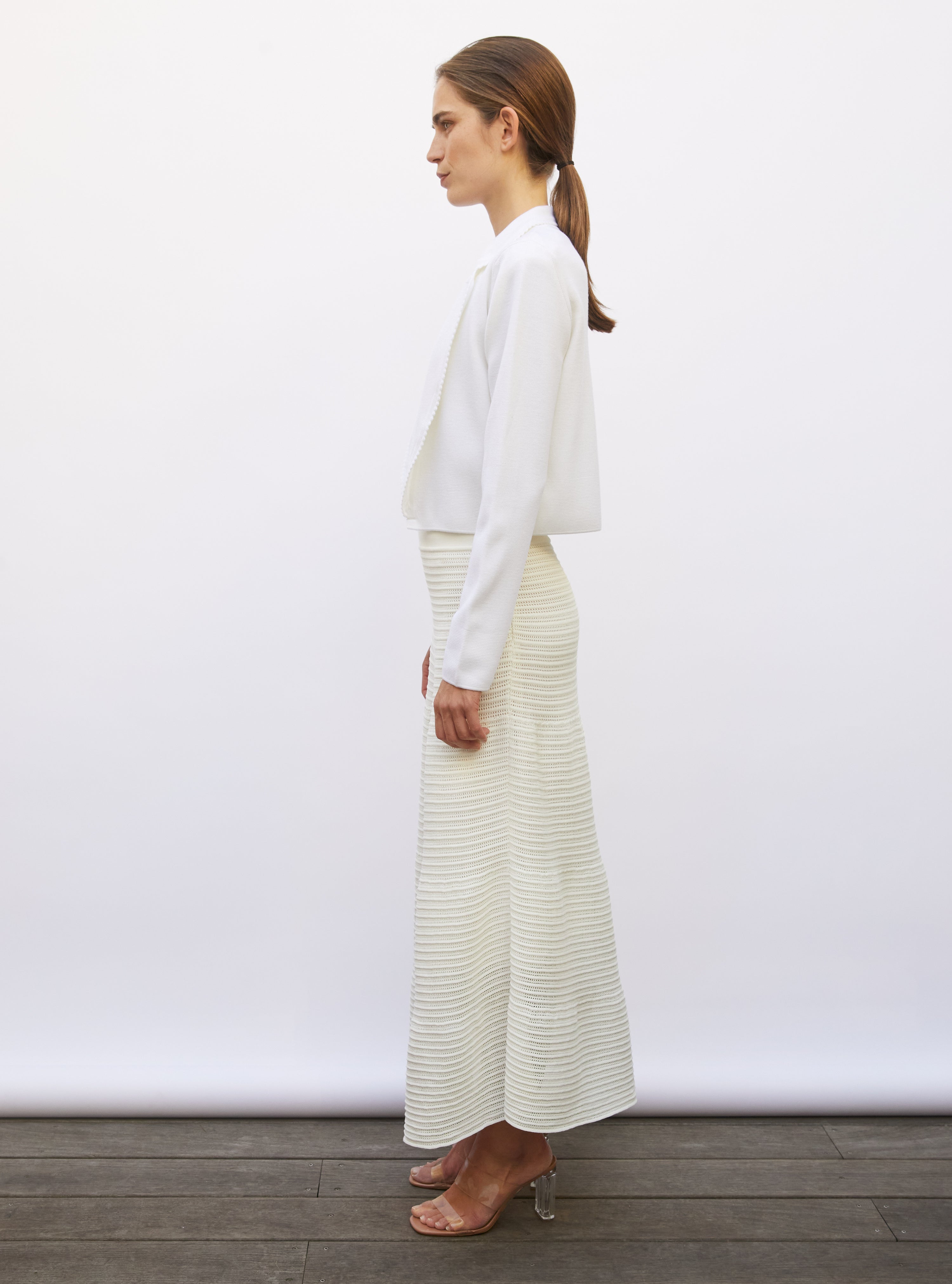 Veste courte mini croquet milk - Veste de luxe