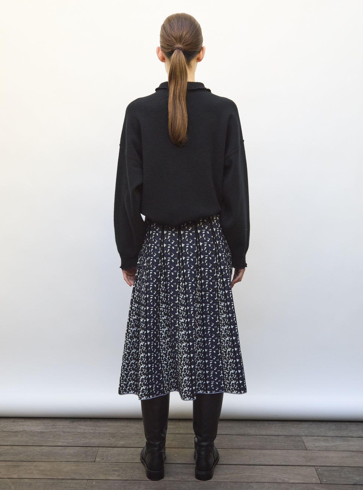 Pull de luxe femme - Flaneur noir profond